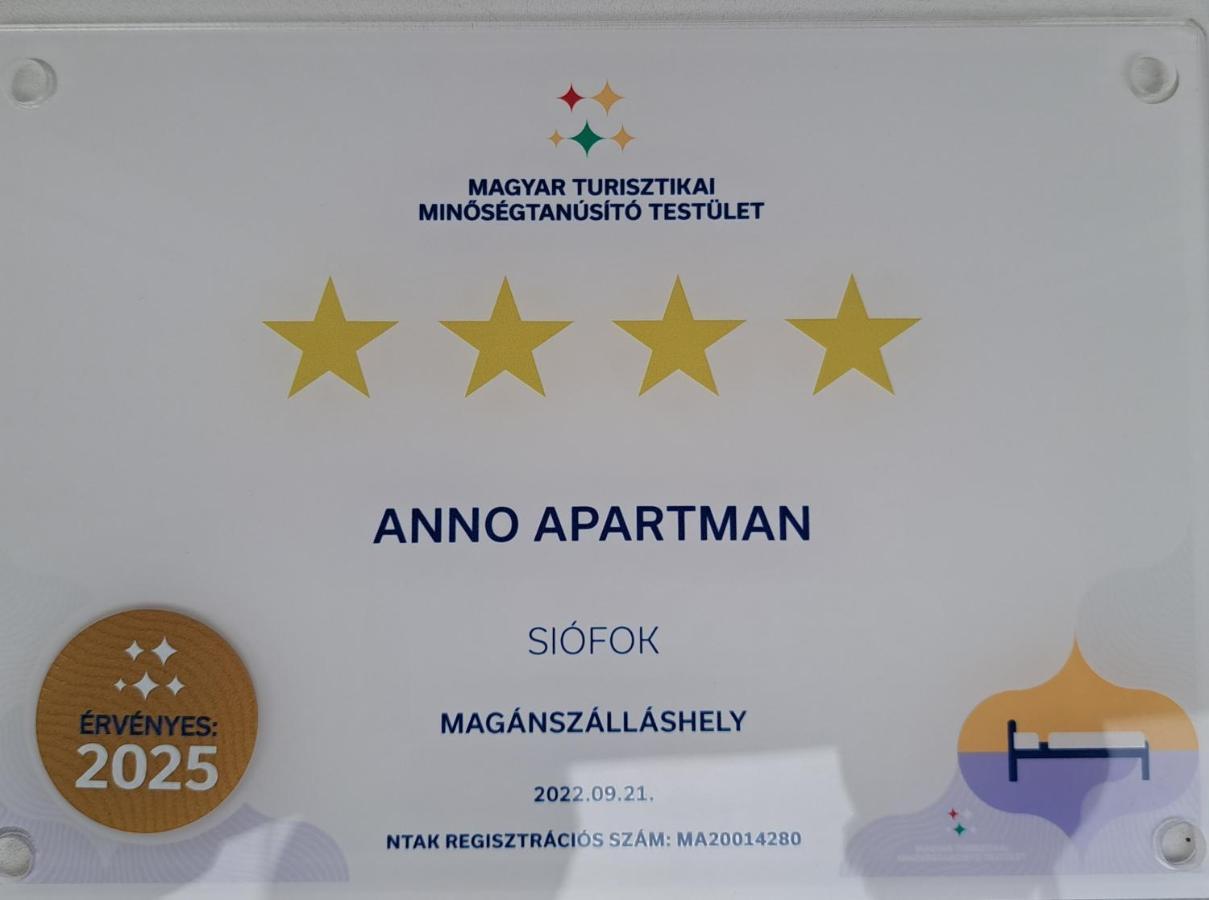 Anno Apartman Siófok Zewnętrze zdjęcie